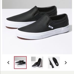 Vans Perf Leather Slip On size 7.5